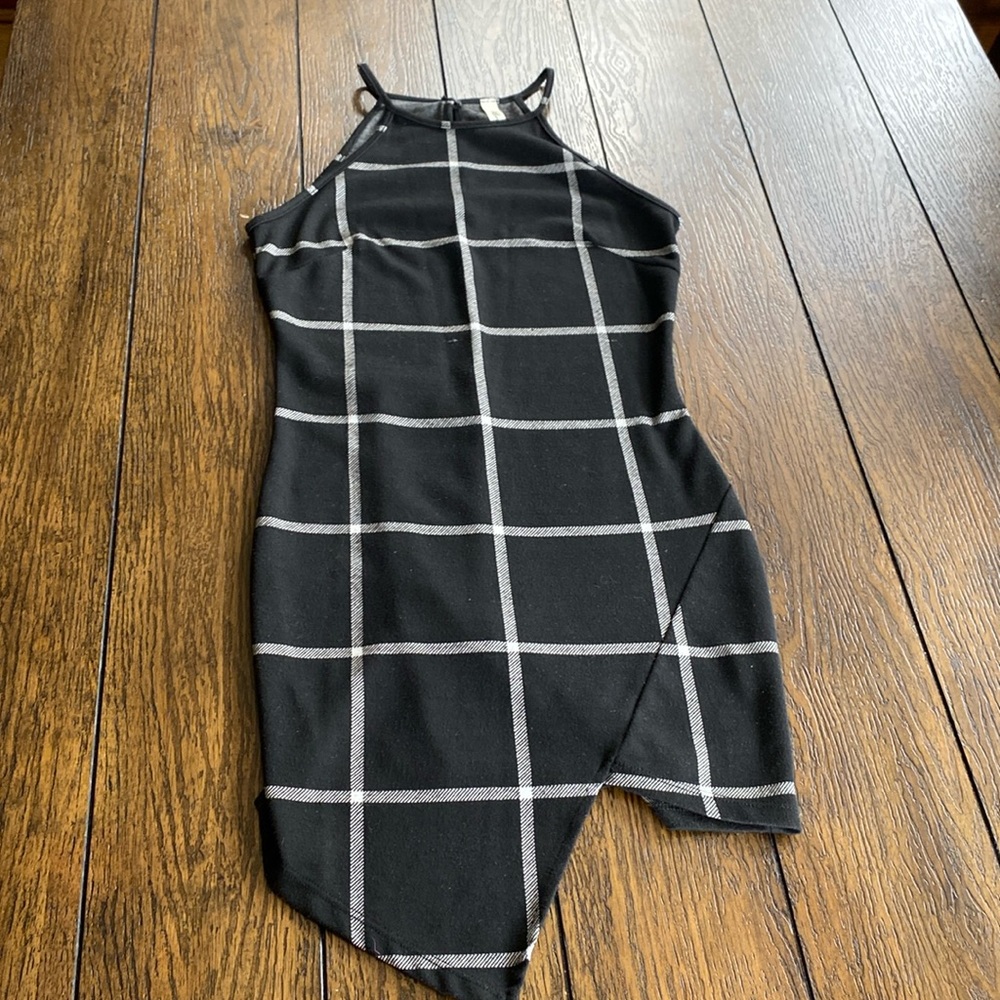 Cute Black Asymmetrical Dress